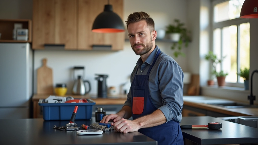 Expert appliance technician performing washing machine repair with precision tools